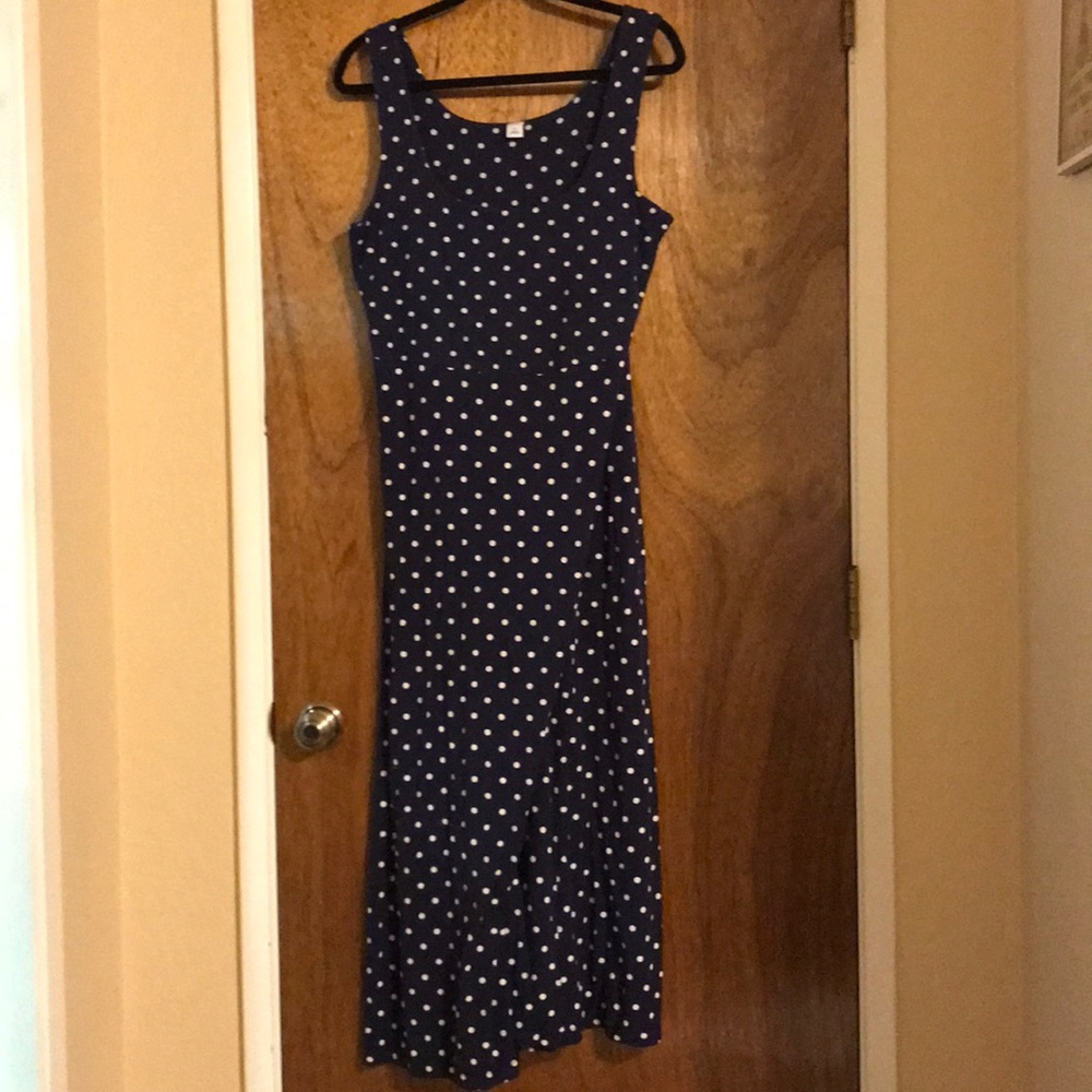 Old Navy Polka Dot Empire sleeveless dress